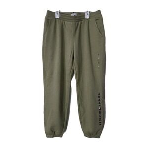 TOMMY HILFIGER Logo Sweatpants Men's  Green , Medium